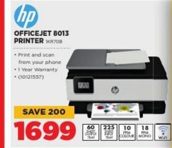 HiFi Corp HP OfficeJet 8013 Printer offer