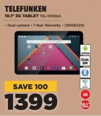 HiFi Corp Telefunken 10.1" 3G Tablet offer