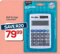 Pick n Pay Hypermarket PnP 12-Digit Calculator offer