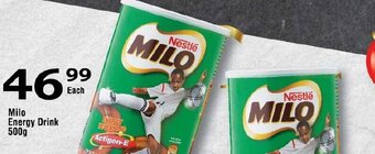 Oxford Freshmarket Milo Energy Drink 500g offer