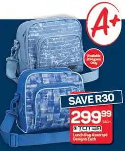 Pick n Pay Hypermarket Totem Lunch Bag Assorted Designs offer