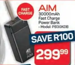 Pick n Pay Hypermarket AIM 30000mAh Fast Charge Power Bank offer