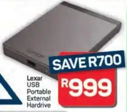 Pick n Pay Hypermarket Lexar USB Portable External Hardrive offer