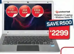 Pick n Pay Hypermarket Packard Bell Mclaren-C Laptop offer