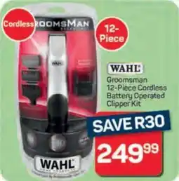 Pick n Pay Hypermarket Wahl Groomsman Cordless Battery Operated Clipper Kit offer