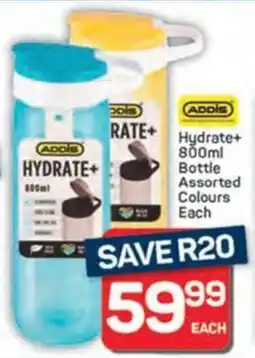 Pick n Pay Hypermarket Addis Hydrate+ Bottle Assorted Colours offer