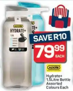 Pick n Pay Hypermarket Addis Hydrate+ Bottle Assorted Colours offer