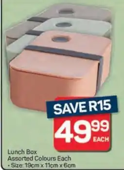 Pick n Pay Hypermarket DAY Lunch Box Assorted Colours offer