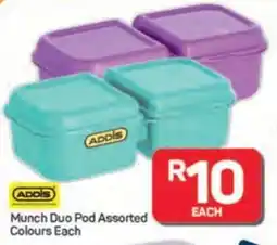 Pick n Pay Hypermarket Addis Munch Duo Pod Assorted Colours offer