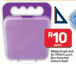 Pick n Pay Hypermarket Otima Snack and Go Lunch Box Assorted Colours offer
