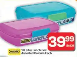 Pick n Pay Hypermarket Addis Lunch Box Assorted Colours offer