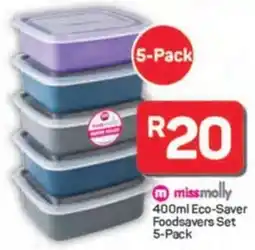Pick n Pay Hypermarket Missmolly Eco-Saver Foodsavers Set offer