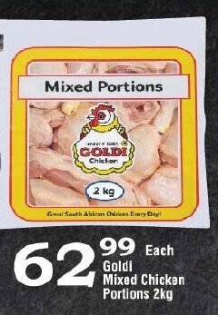 Oxford Freshmarket Goldi Mixed Chicken Portions 2kg offer