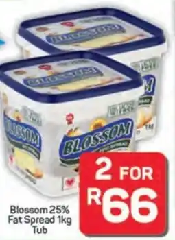Pick n Pay Hypermarket Blossom 25% Fat Spread Tub offer