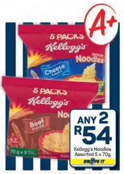 Pick n Pay Hypermarket Kellogg's Noodles Assorted offer