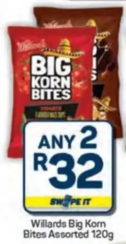 Pick n Pay Hypermarket Willards Big Korn Bites Assorted offer