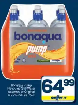 Pick n Pay Hypermarket Bonaqua Pump Flavoured Still Water Assorted or Original offer