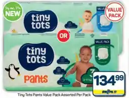 Pick n Pay Hypermarket Tiny Tots Pants Value Pack Assorted offer