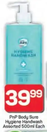 Pick n Pay Hypermarket PnP Body Sure Hygiene Handwash Assorted offer
