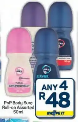 Pick n Pay Hypermarket PnP Body Sure Roll-on Assorted offer