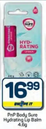 Pick n Pay Hypermarket PnP Body Sure Hydrating Lip Balm offer