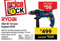 Builders Warehouse Ryobi 550 W Impact Drill offer