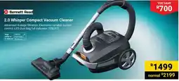 Builders Warehouse Bennett Read 2.0 Whisper Compact Vacuum Cleaner offer