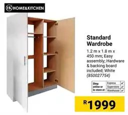 Builders Warehouse Home&Kitchen Standard Wardrobe offer