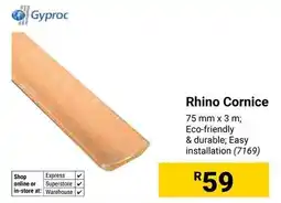Builders Warehouse Gyproc Rhino Cornice offer