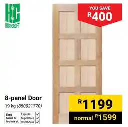 Builders Warehouse Highcroft 8-panel Door offer