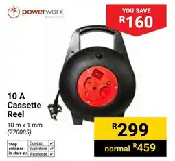 Builders Warehouse Powerworx 10 A Cassette Reel offer