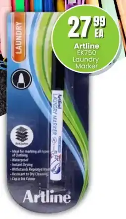Super Save Artline EK750 Laundry Marker offer