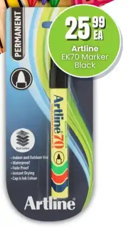Super Save Artline EK70 Marker Black offer
