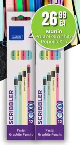 Super Save Marlin Pastel Graphite Pencils offer