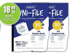 Super Save Marlin Display Book A4 30 Pocket offer
