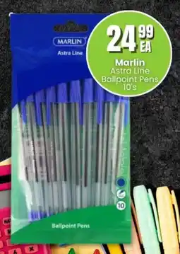 Super Save Marlin Astra Line Ballpoint Pens offer