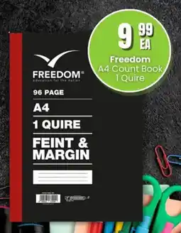 Super Save Freedom A4 Count Book 1 Quire offer
