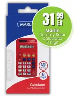 Super Save Marlin Dummy Solar Calculator 8 Digit offer