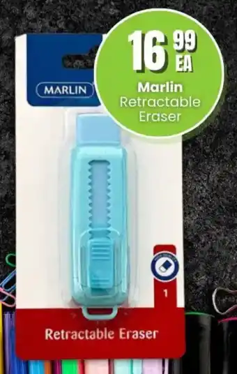 Super Save Marlin Retractable Eraser offer