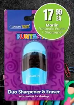 Super Save Marlin Funtastic Eraser + Sharpener offer
