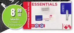Super Save Marlin Eraser + Sharpener offer