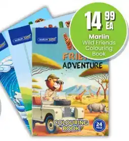Super Save Marlin Wild Friends Colouring Book offer