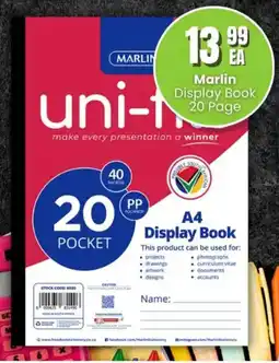 Super Save Marlin Display Book 20 Page offer