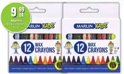 Super Save Marlin Wax Crayons offer