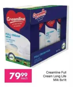 Save Creamline Full Cream Long Life Milk offer