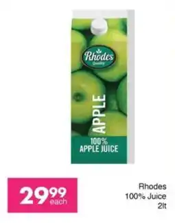 Save Rhodes 100% Juice offer