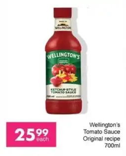 Save Wellington's Tomato Sauce Original recipe offer