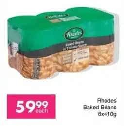 Save Rhodes Baked Beans offer