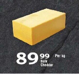 Oxford Freshmarket Bulk Cheddar offer