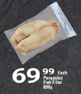Pangasius Fish FIllet 800g